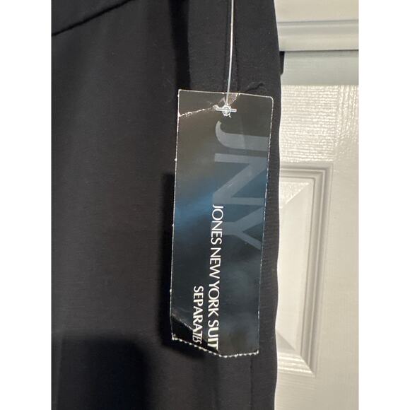 Jones New York Suit Separates Holiday Glow Black Lined Dress Pants Women's Sz 14 - Picture 2 of 10